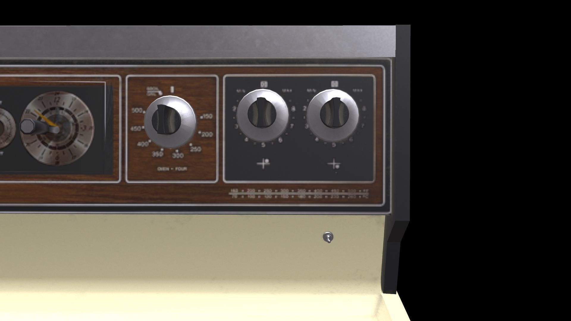 Vintage Stove 3D model_15