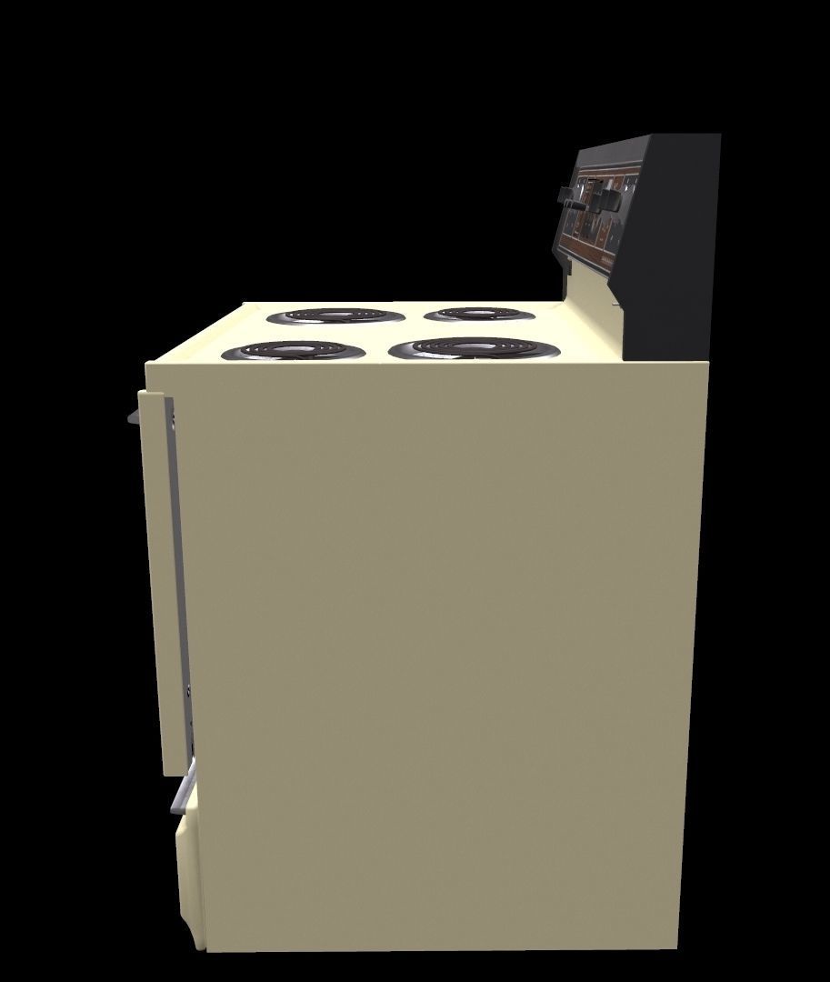 Vintage Stove 3D model_10