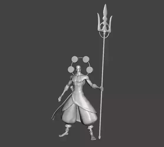 Enel God of Skypiea 3D Model 3D print model