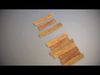Wood piece for decoration or texturing Low-poly 3D model_1