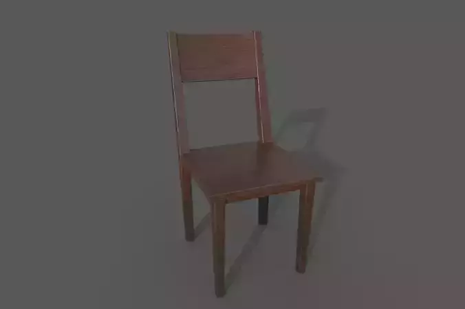 Wood chair for office garden or coffee shop
