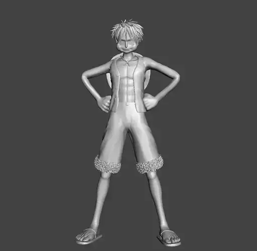 Monkey D Luffy 3D Model