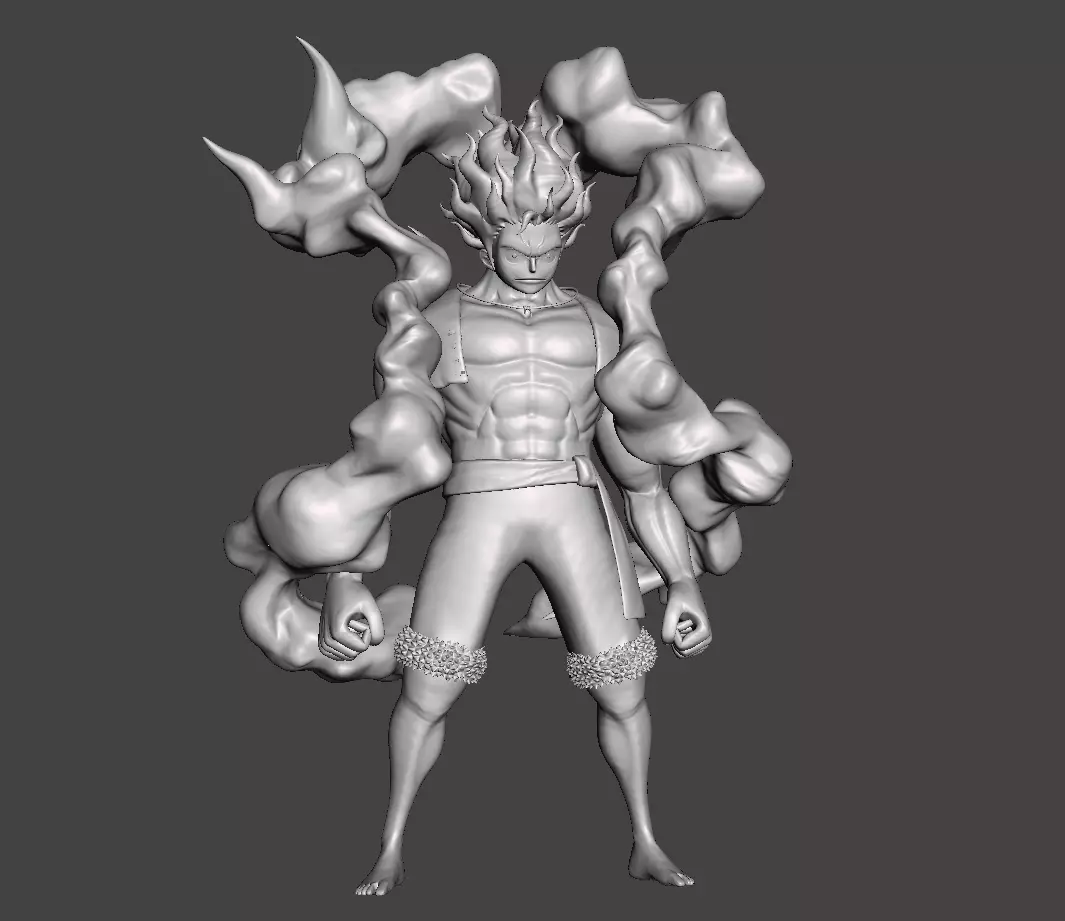 Luffy Snake man Gear 4 3D Model 3D print model