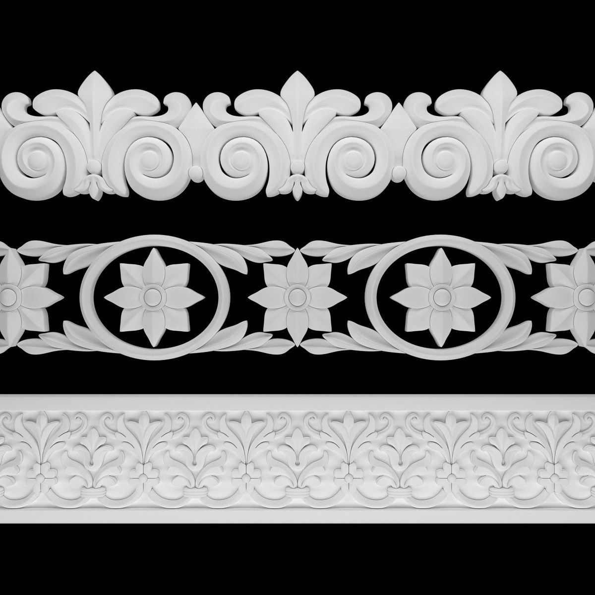 Path Ornament Pack 20 3D model_2