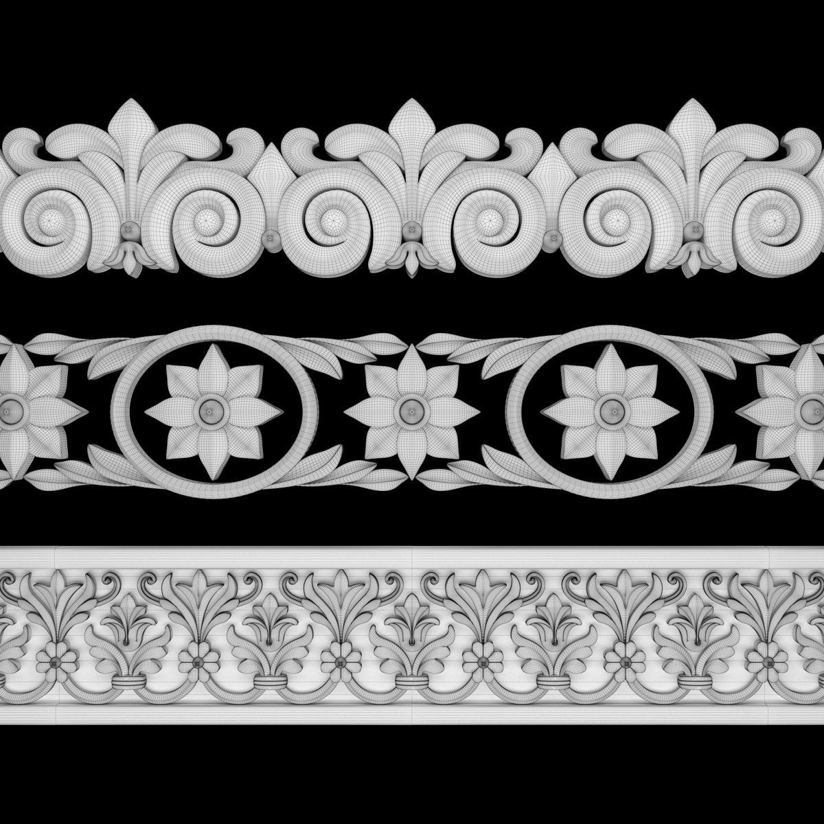 Path Ornament Pack 20 3D model_4