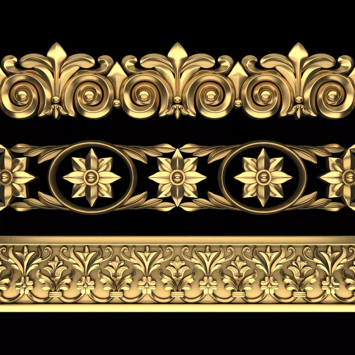 Path Ornament Pack 20 3D model_0