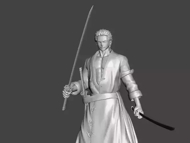 Roronoa Zoro 3D2Y 3D Model 3D print model
