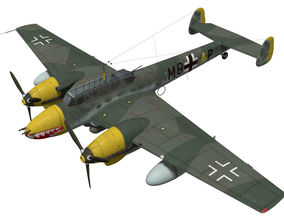 Messerschmitt Bf110 G4 3D model | CGTrader