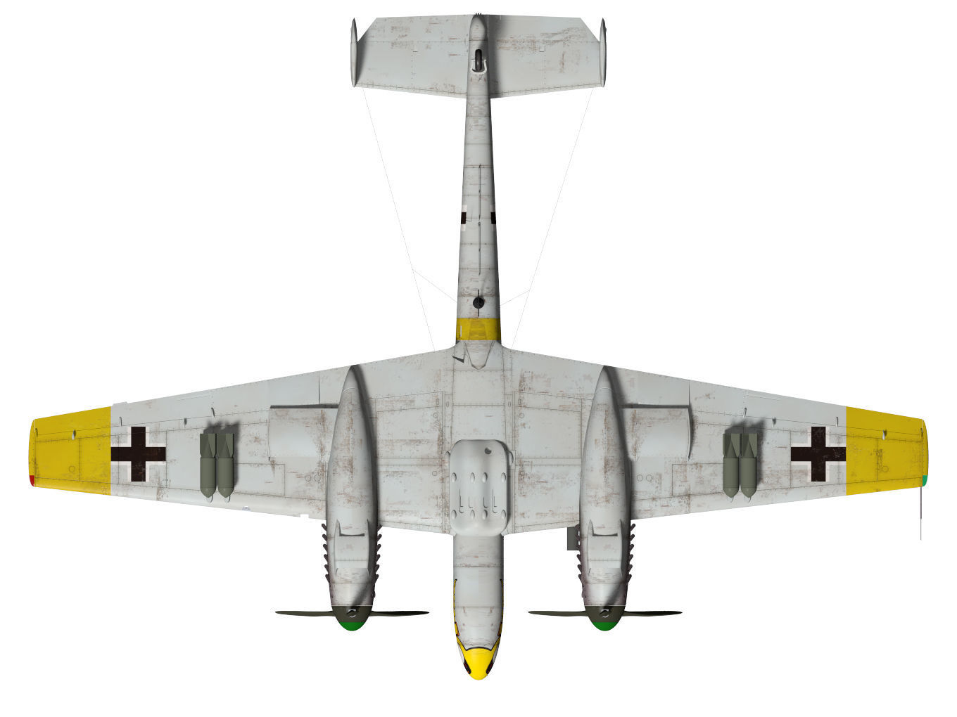 Messerschmitt Bf110 F2 3D model_13