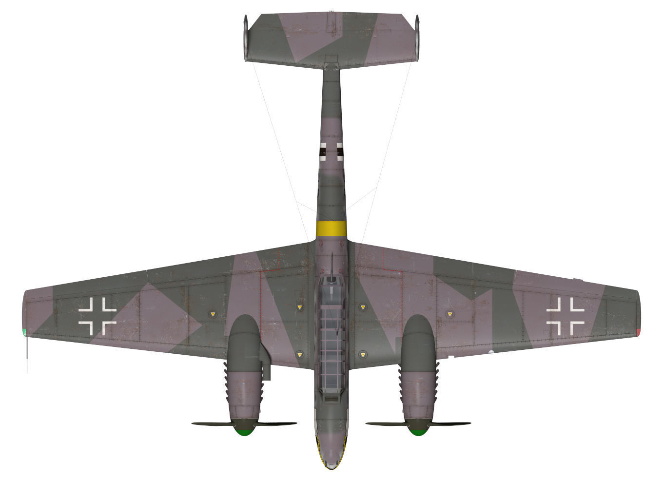 Messerschmitt Bf110 F2 3D model_12