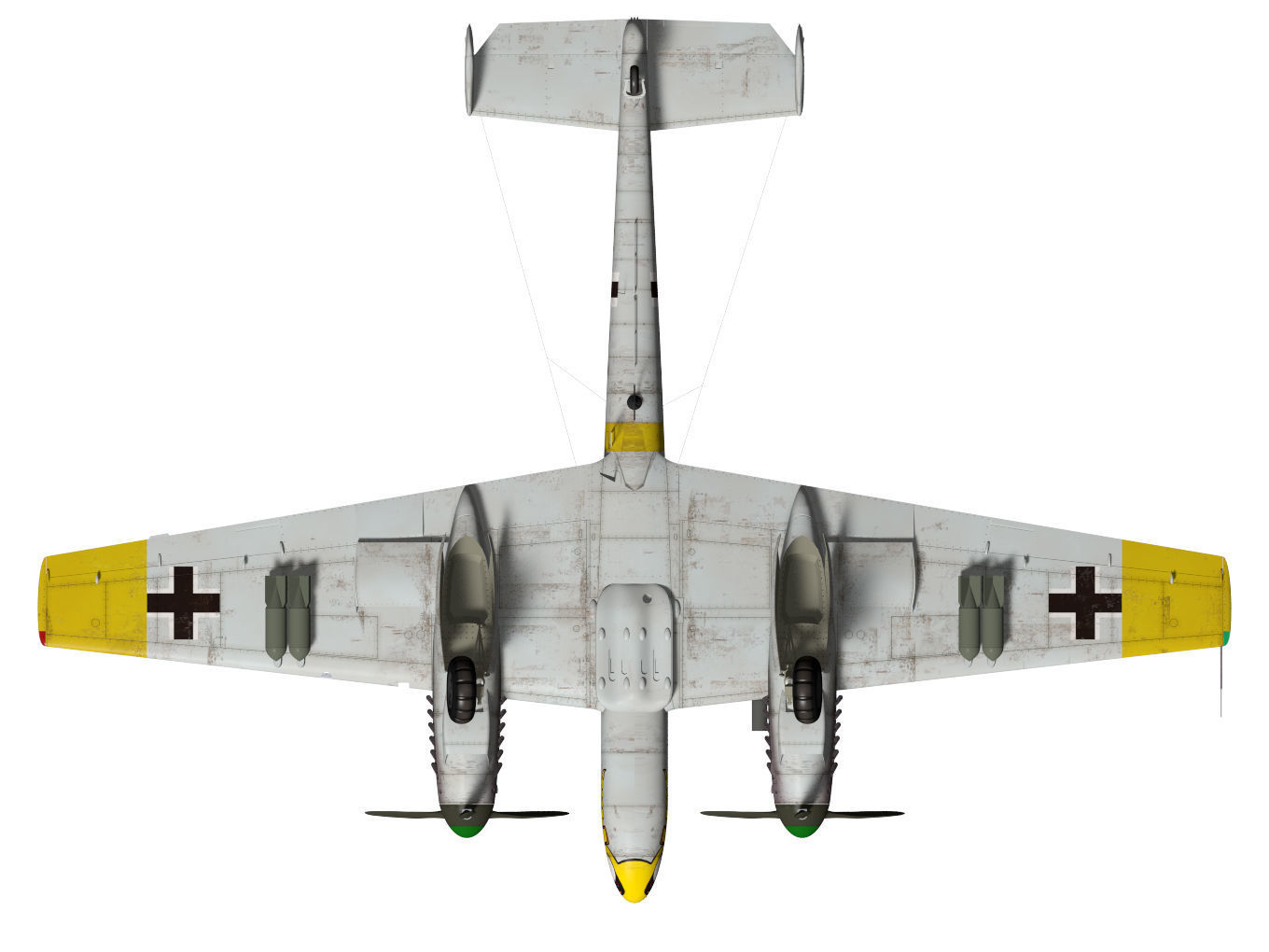 Messerschmitt Bf110 F2 3D model_14