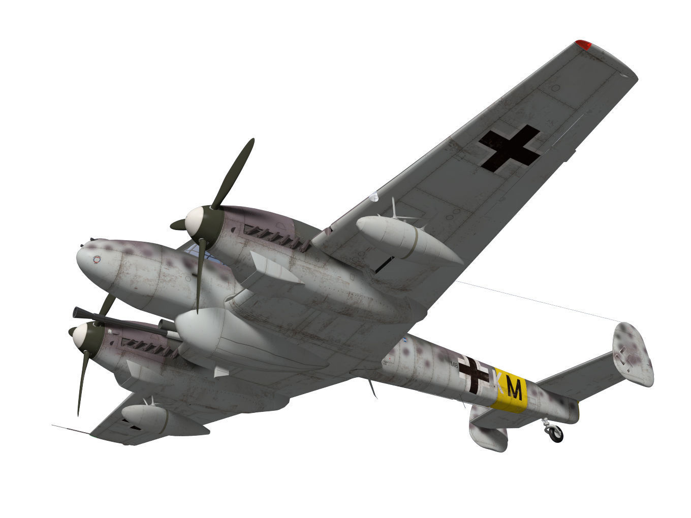 Messerschmitt Bf110 G2R1 3D model_3