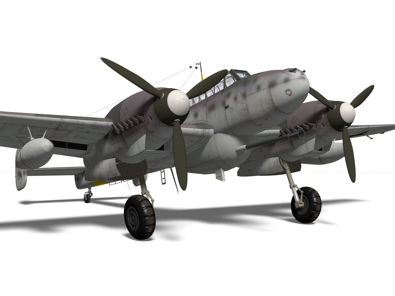 Messerschmitt Bf110 G2R1 3D model_7