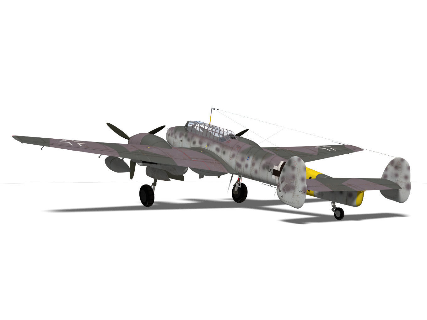 Messerschmitt Bf110 G2R1 3D model_6