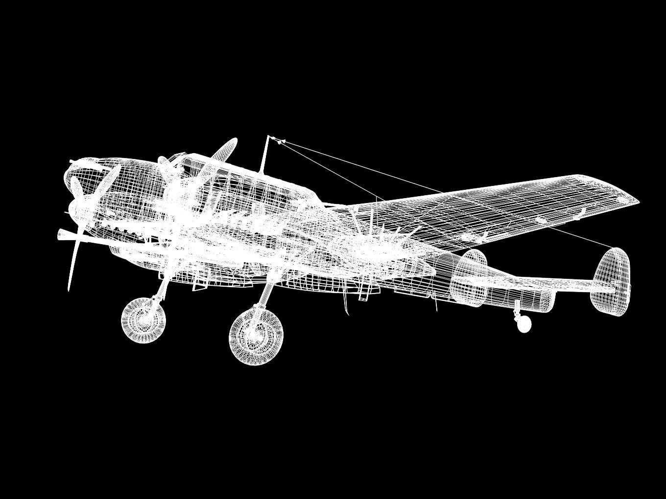 Messerschmitt Bf110 G2R1 3D model_16