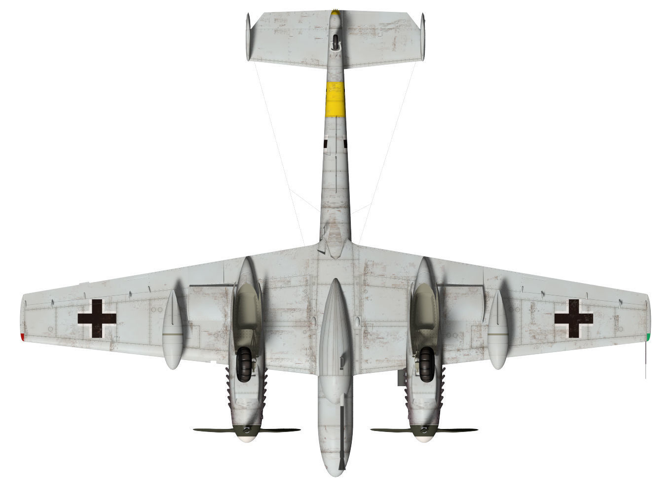 Messerschmitt Bf110 G2R1 3D model_14