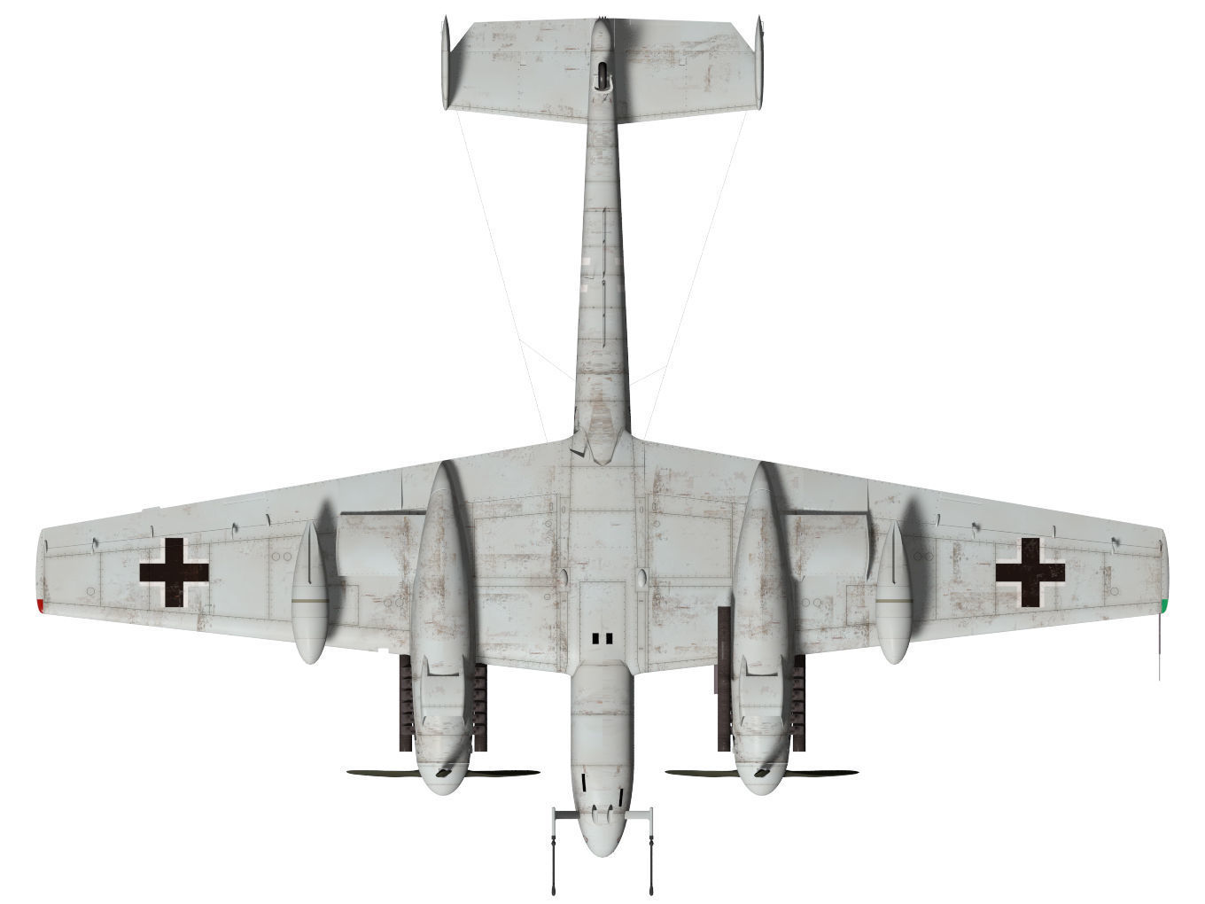 Messerschmitt Bf110 G4 3D model_13