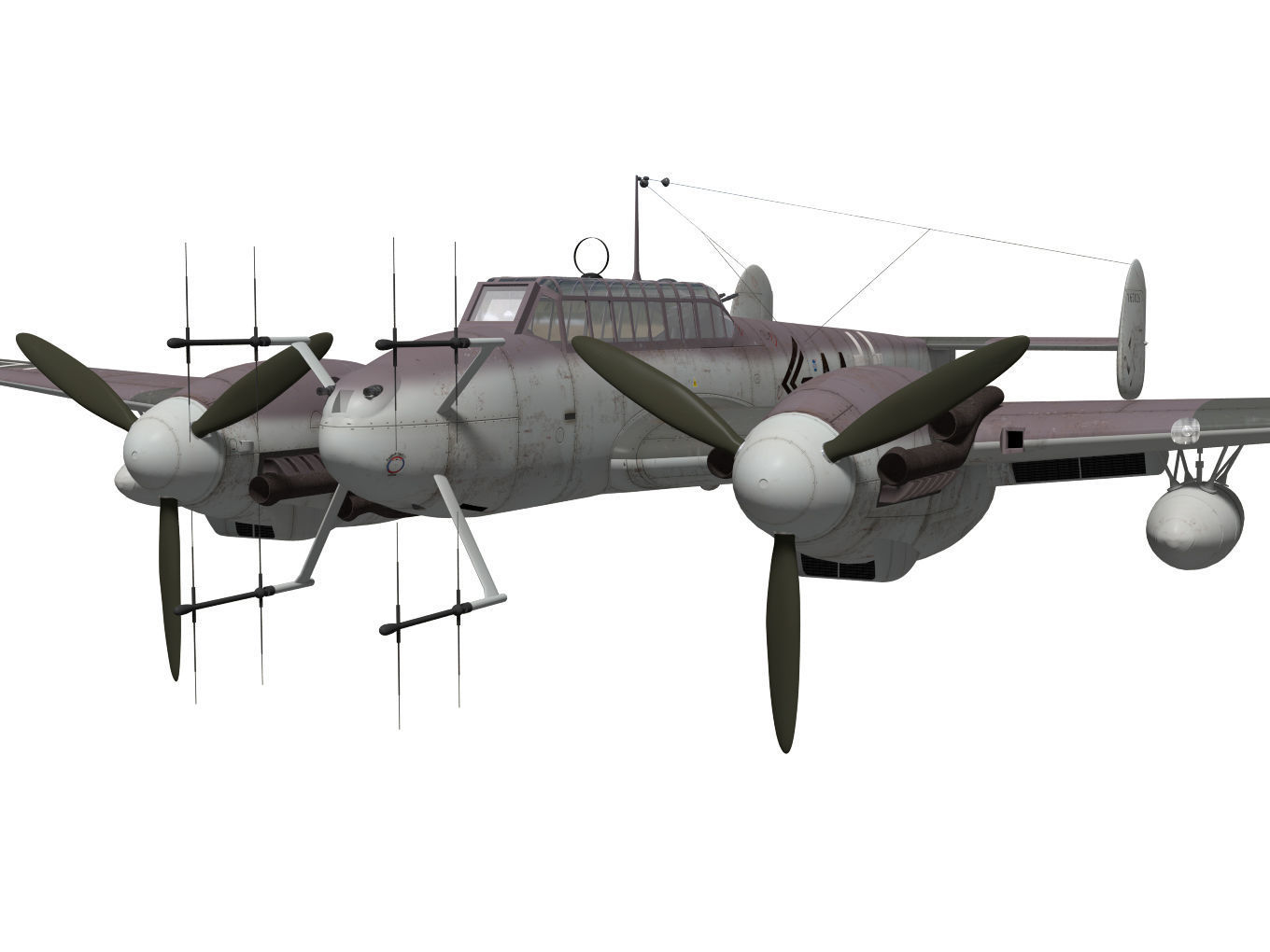 Messerschmitt Bf110 G4 3D model_4