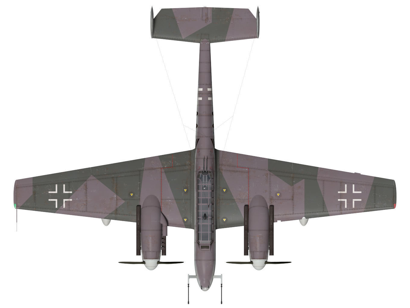Messerschmitt Bf110 G4 3D model_12