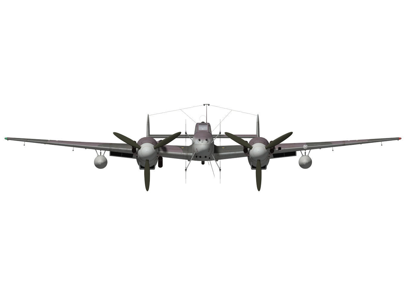Messerschmitt Bf110 G4 3D model_10