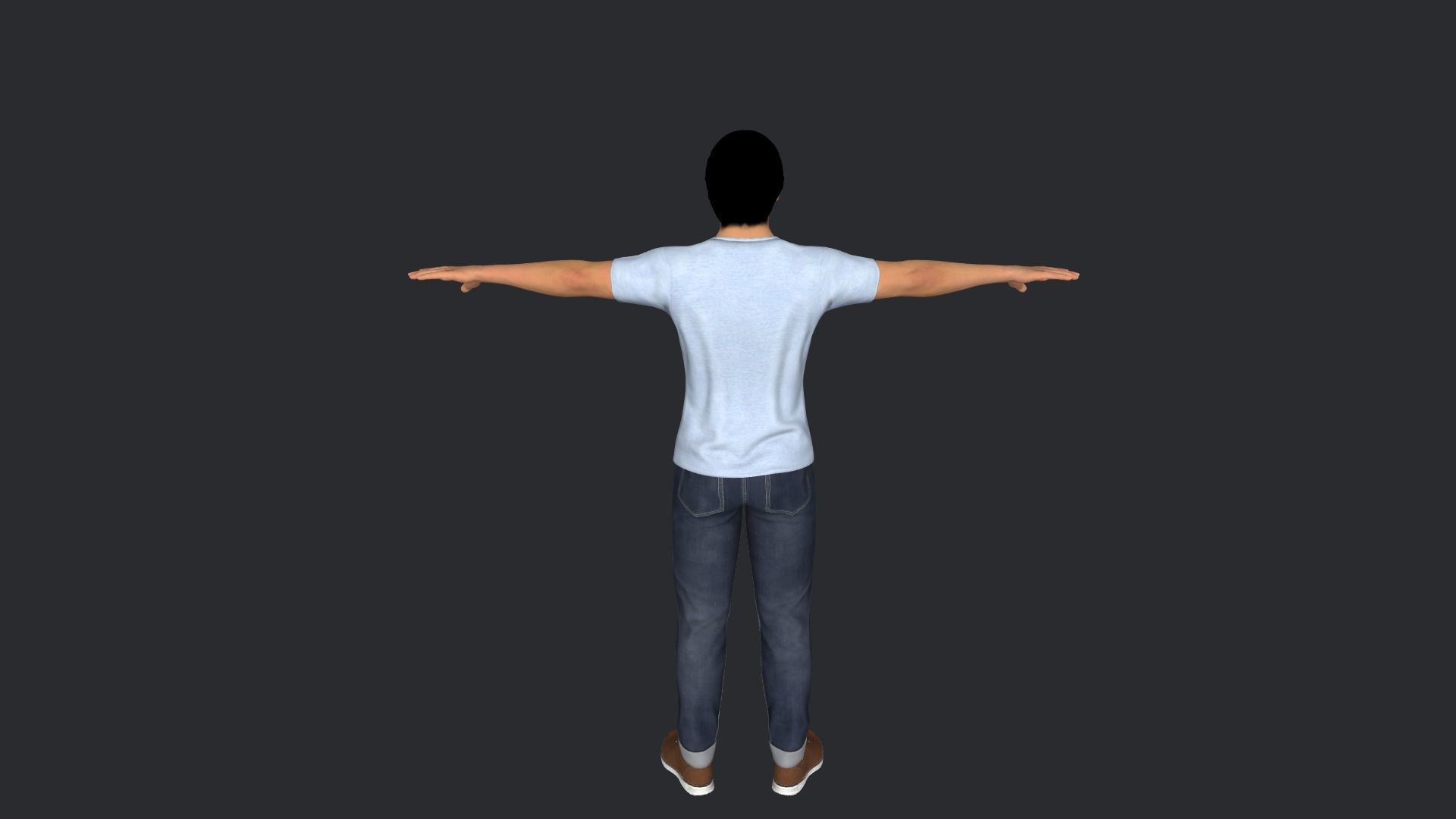 Abdelaziz Bouteflika  Hyper Realistic Full Body Rigged Character 3D model_9