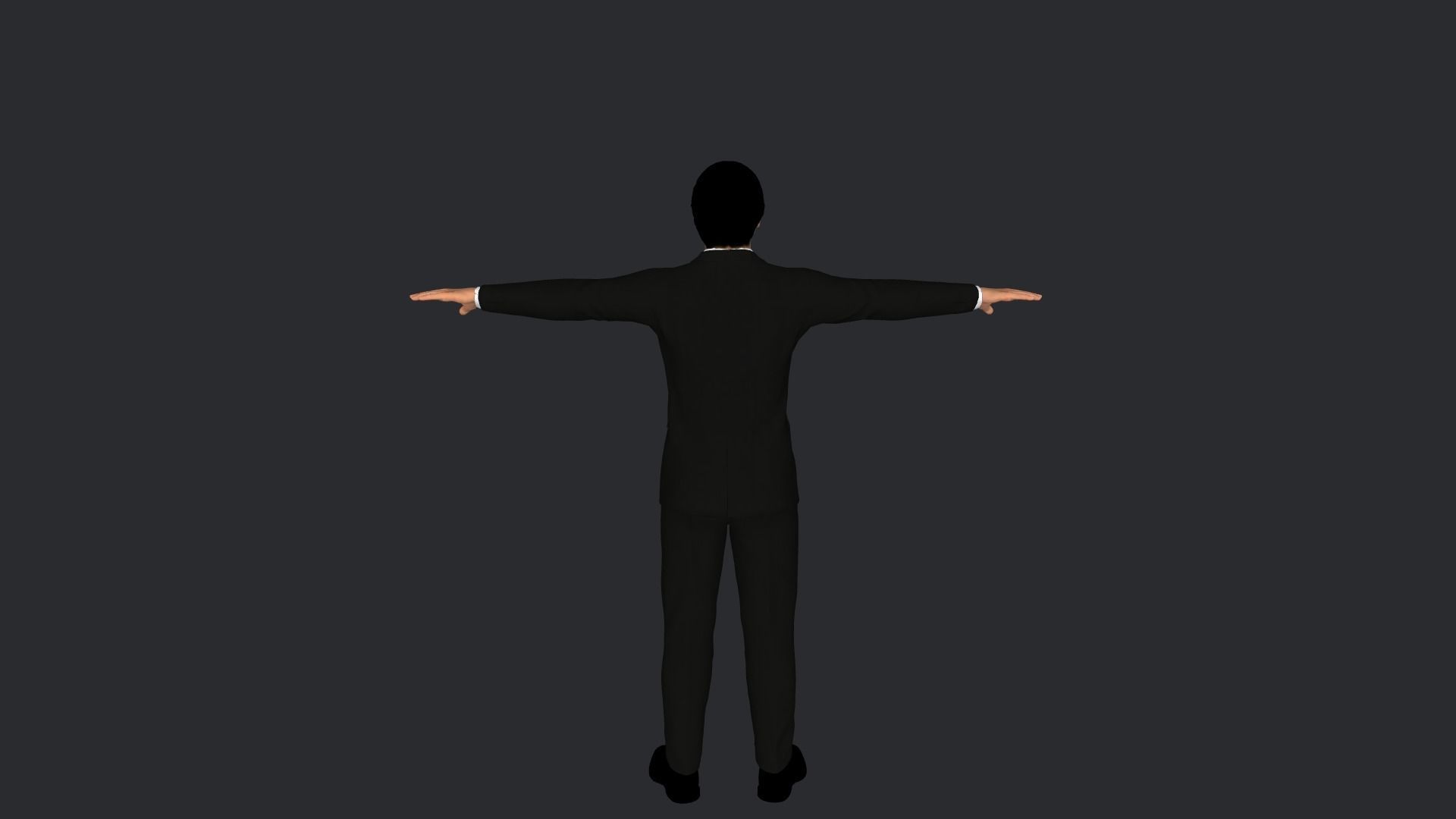 Abdelaziz Bouteflika  Hyper Realistic Full Body Rigged Character 3D model_12