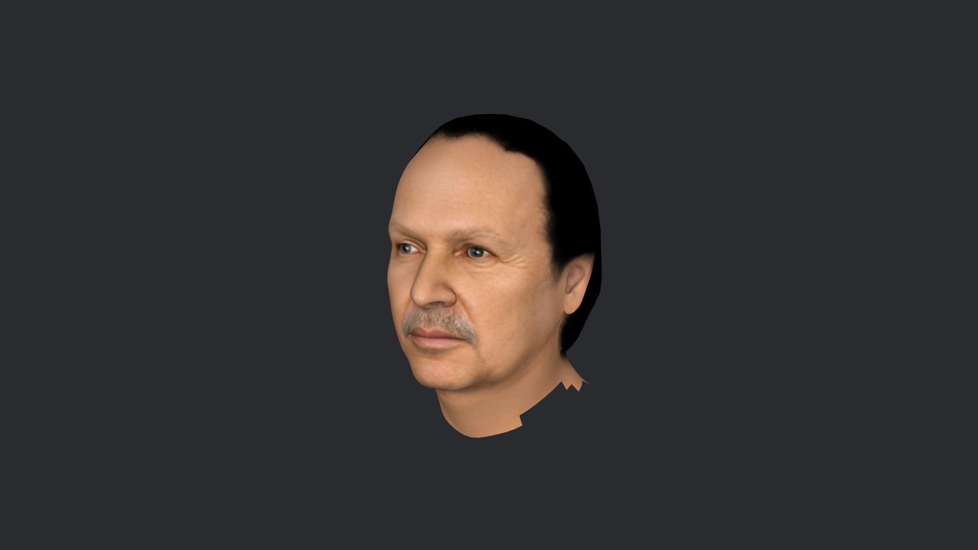 Abdelaziz Bouteflika  Hyper Realistic Full Body Rigged Character 3D model_14