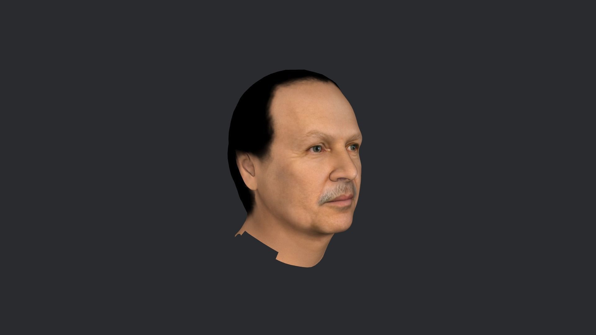 Abdelaziz Bouteflika  Hyper Realistic Full Body Rigged Character 3D model_15