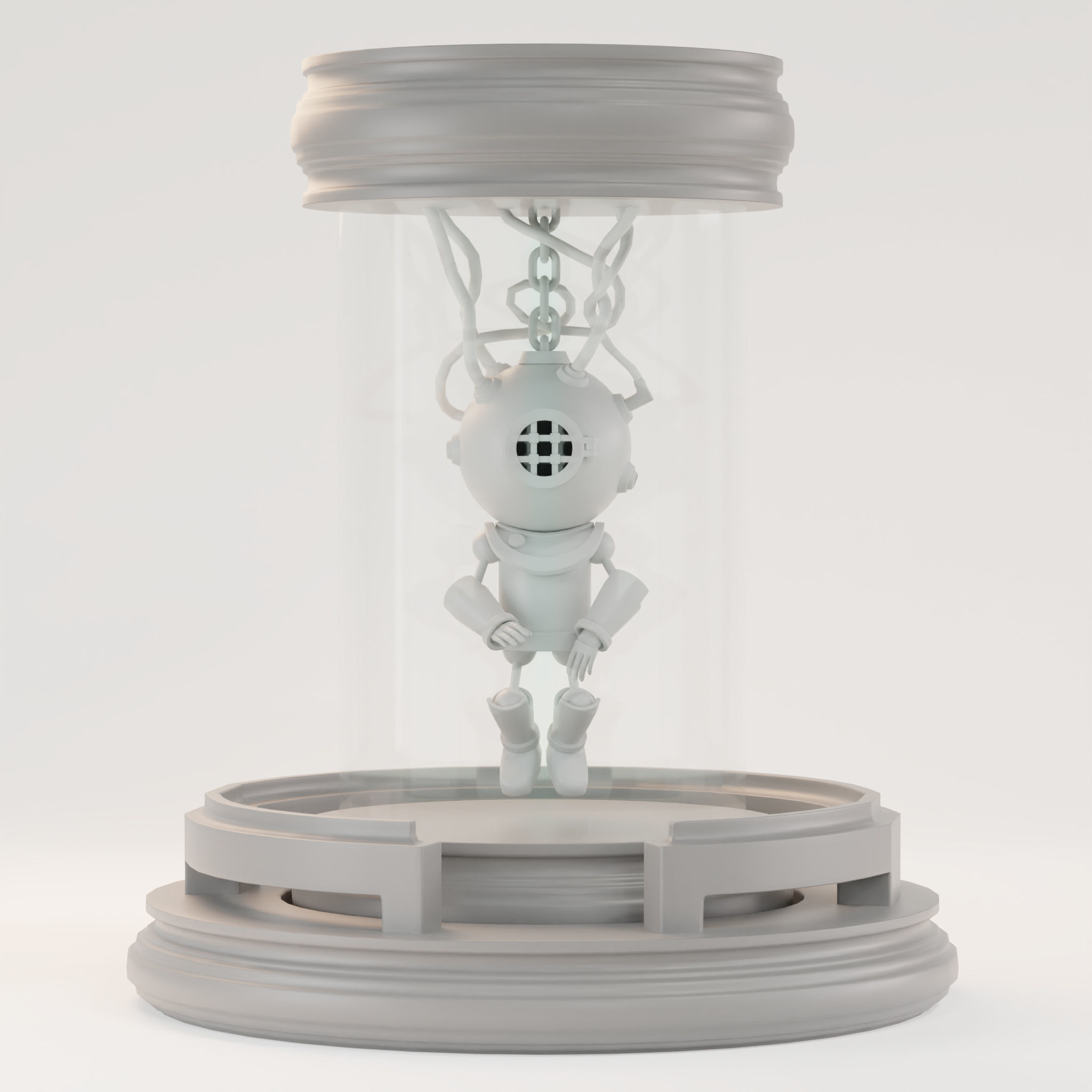 WATER ROBOT  3D model_2