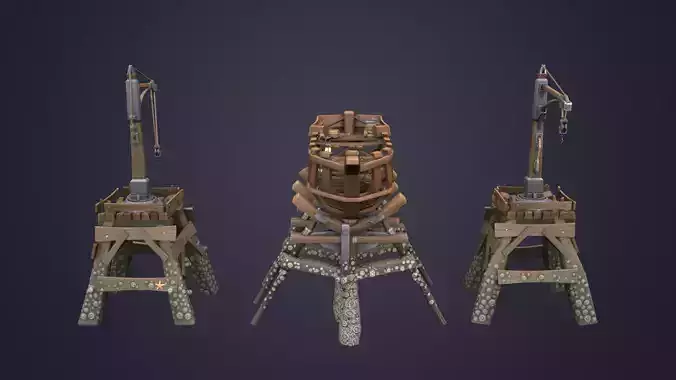 Game Boat - Building Pier