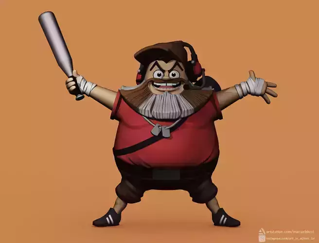 JACK BLACK AS SCOUT - Team Fortress