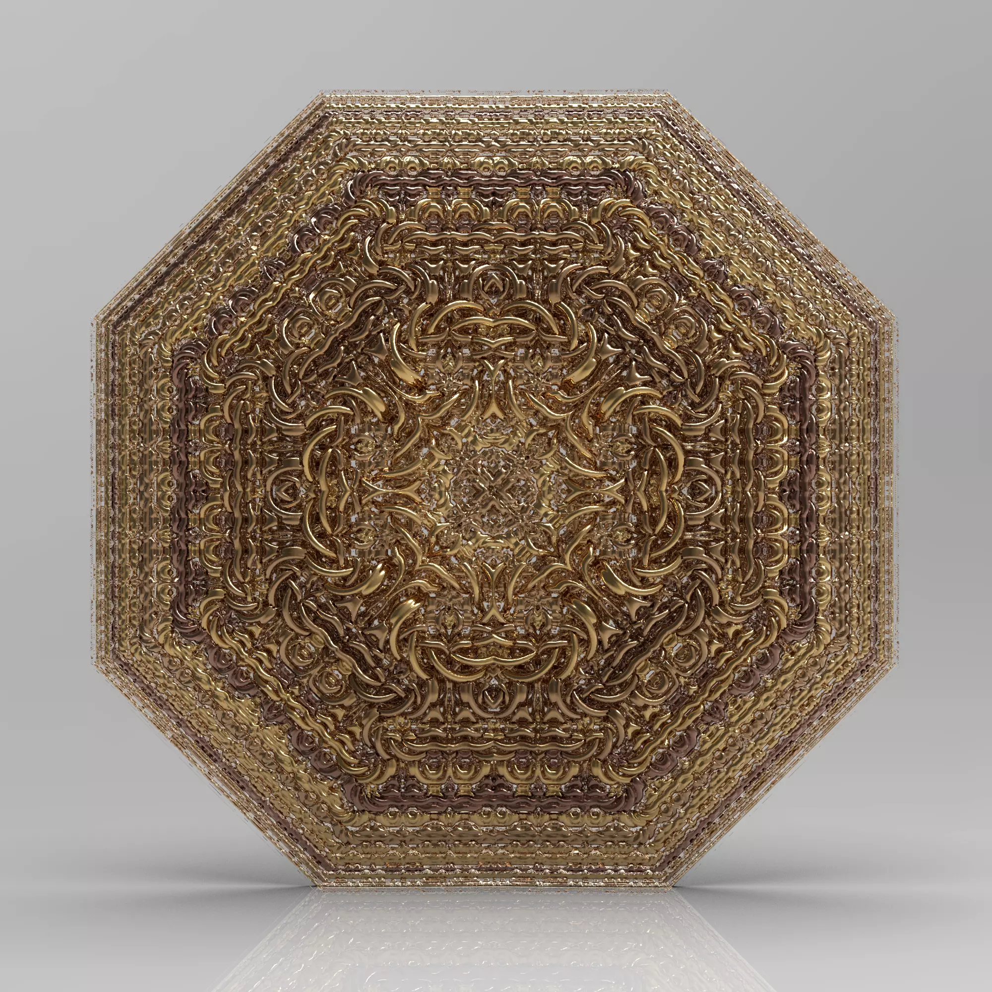 Fractal Ornament Knot 3D print model