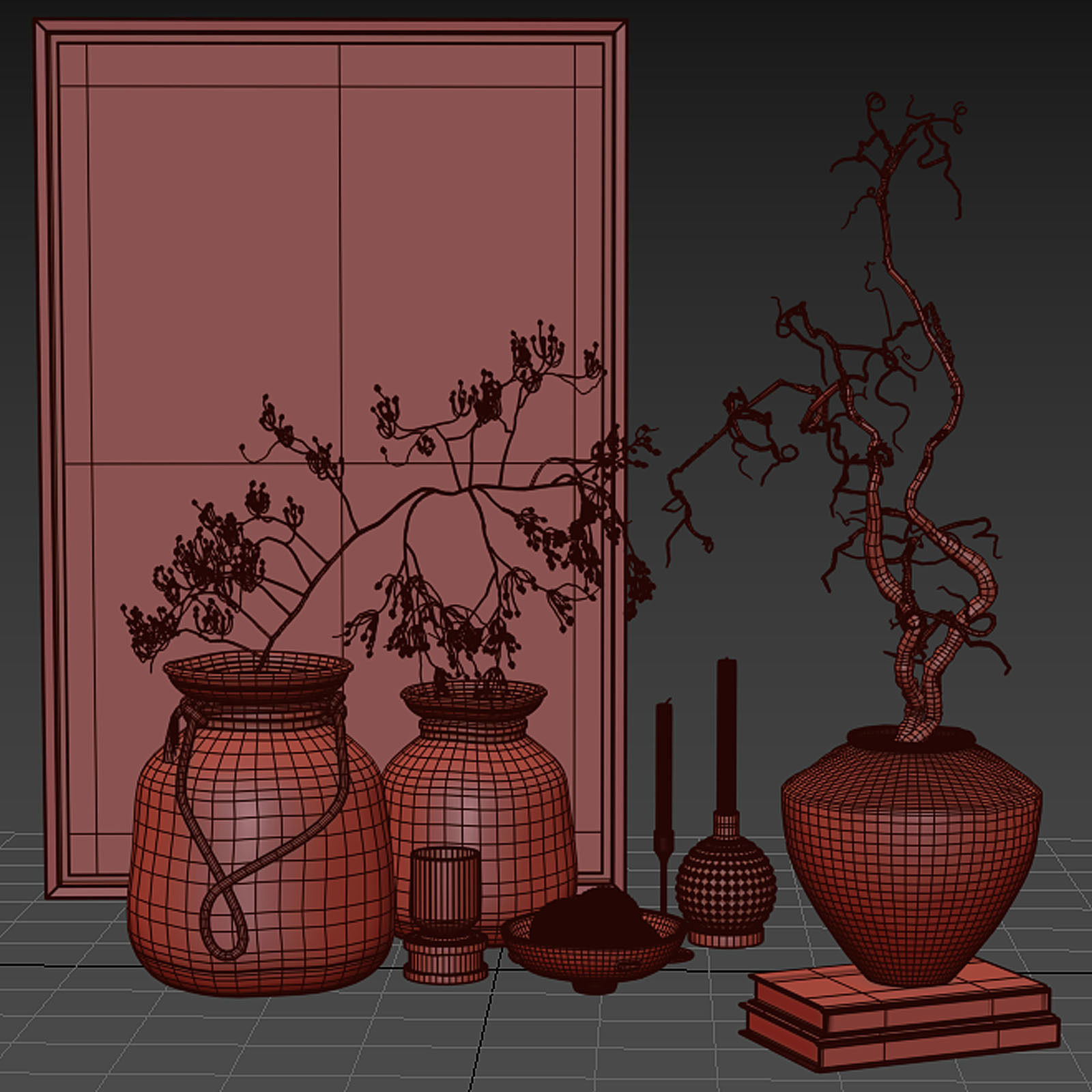 decorative set 3 3D model_3