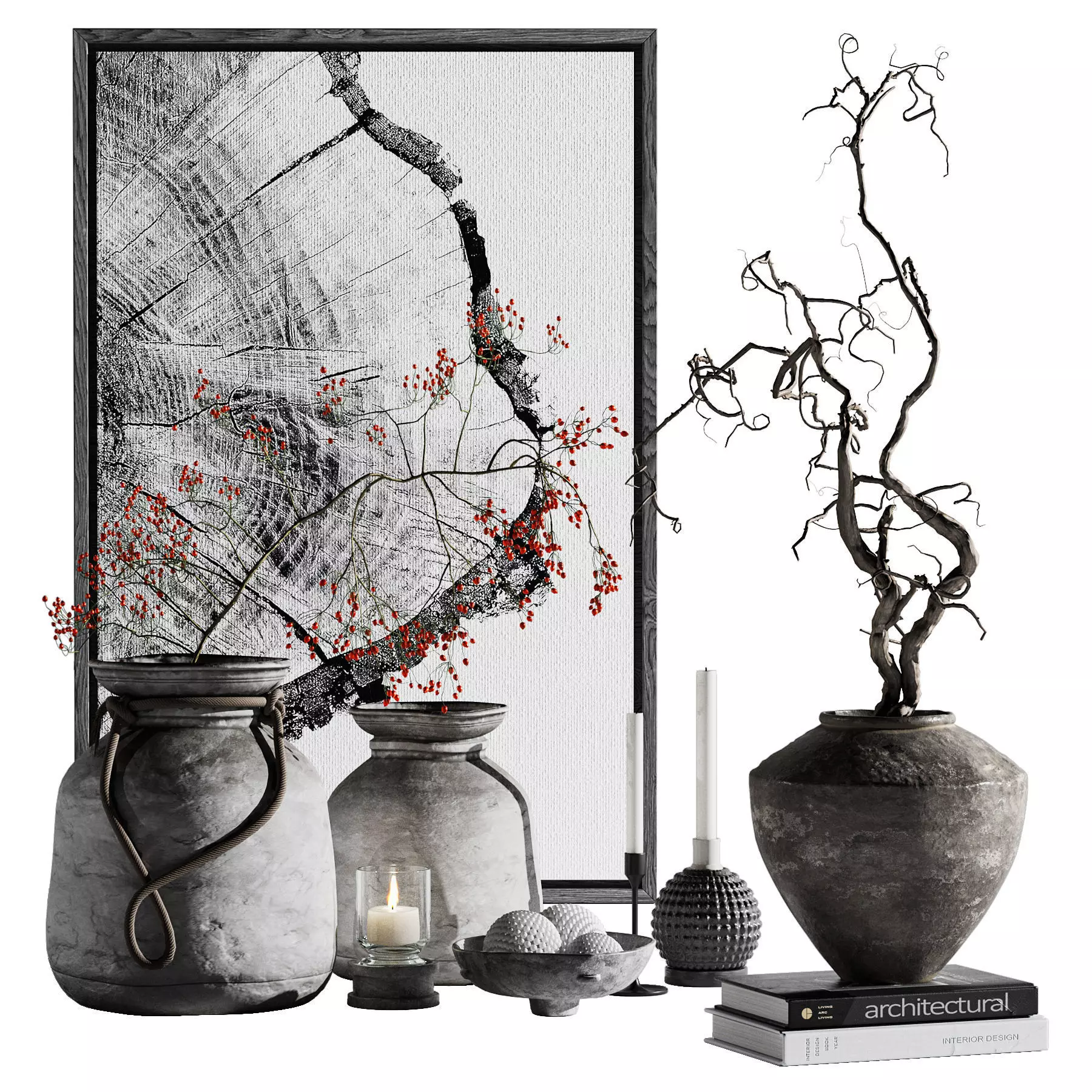 decorative set 3 3D model_0