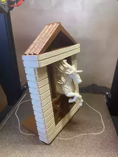 A Beautiful Horse Frame 3D print model