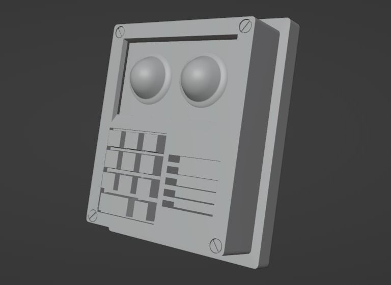 Rust code lock 3d print model 3d model cgtrader