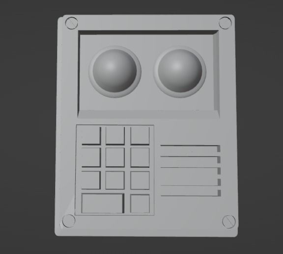 Rust code lock 3d print model 3d model cgtrader