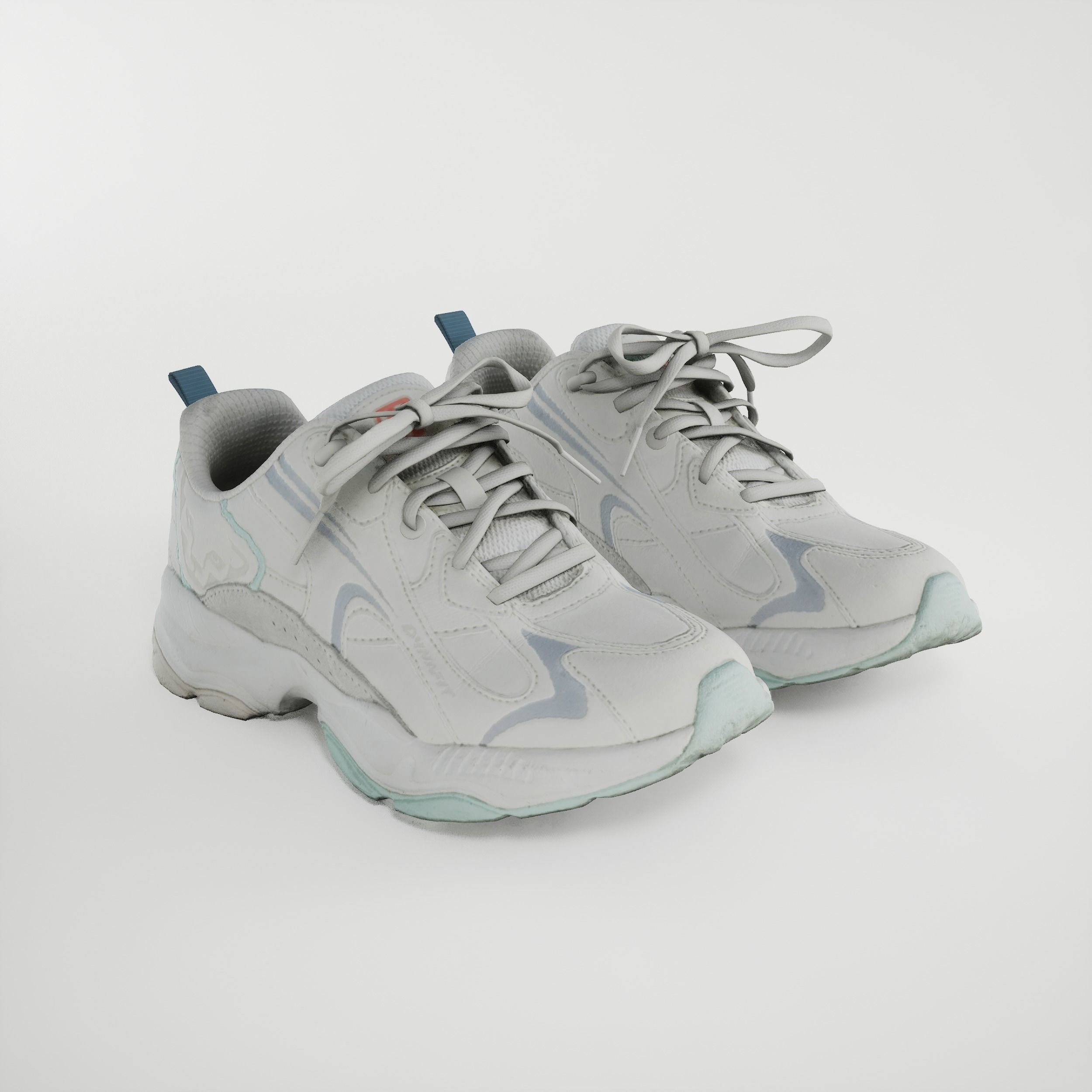 Game-Ready Running Shoes 2 Low-poly 3D model_9