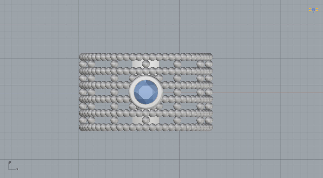 Bead Ring 3D print model_7