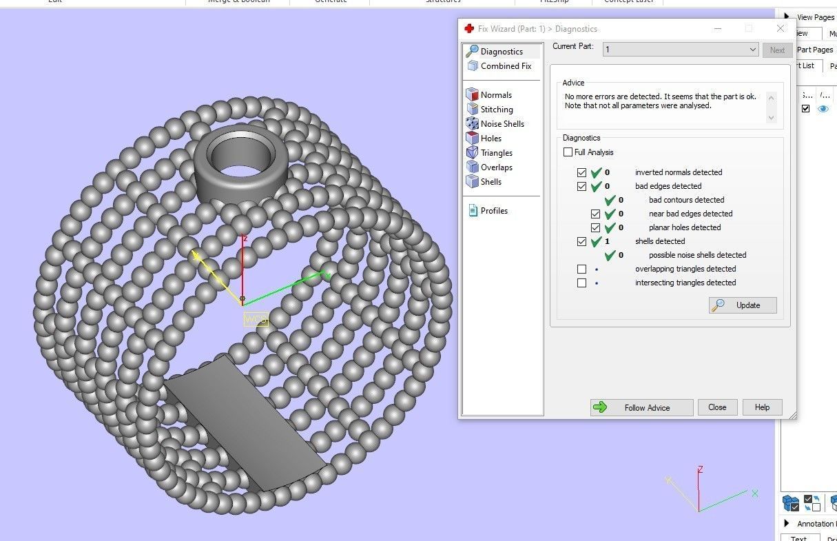 Bead Ring 3D print model_4