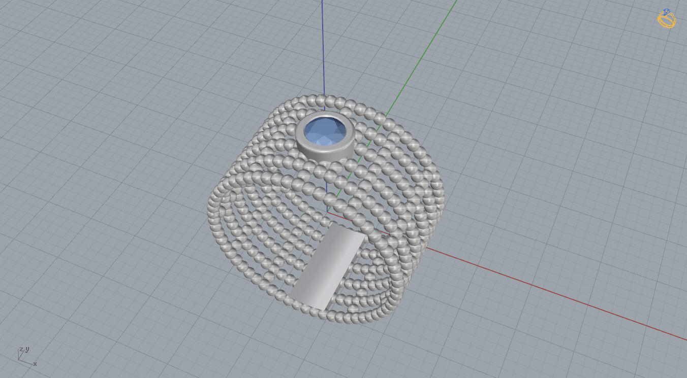 Bead Ring 3D print model_9