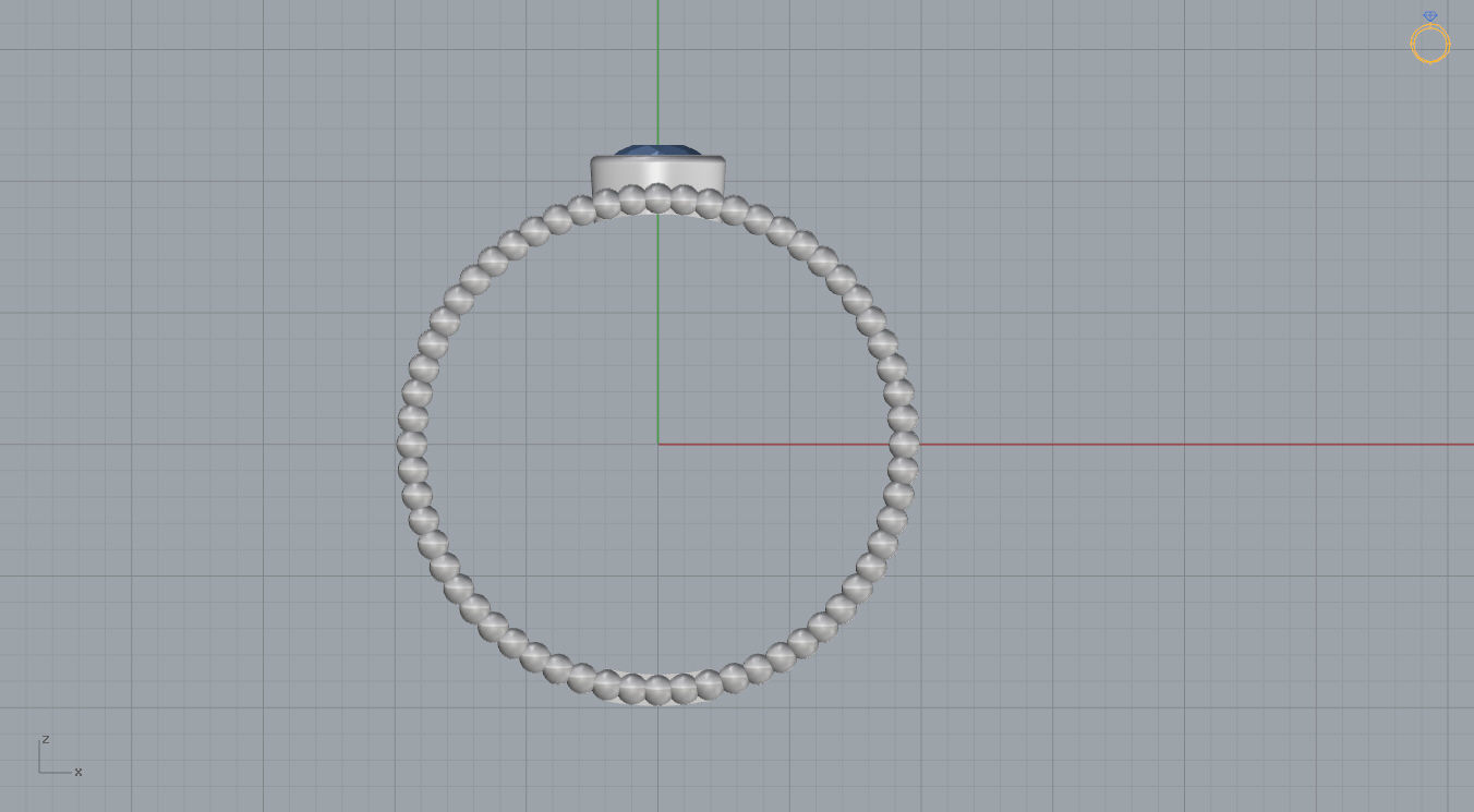 Bead Ring 3D print model_8