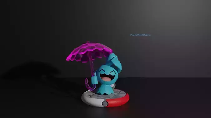 Wynaut pokemon 3D print model