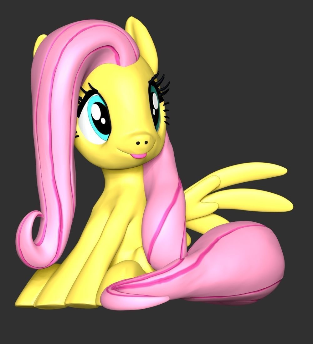 Fluttershy - My Little Pony 3D print model_1