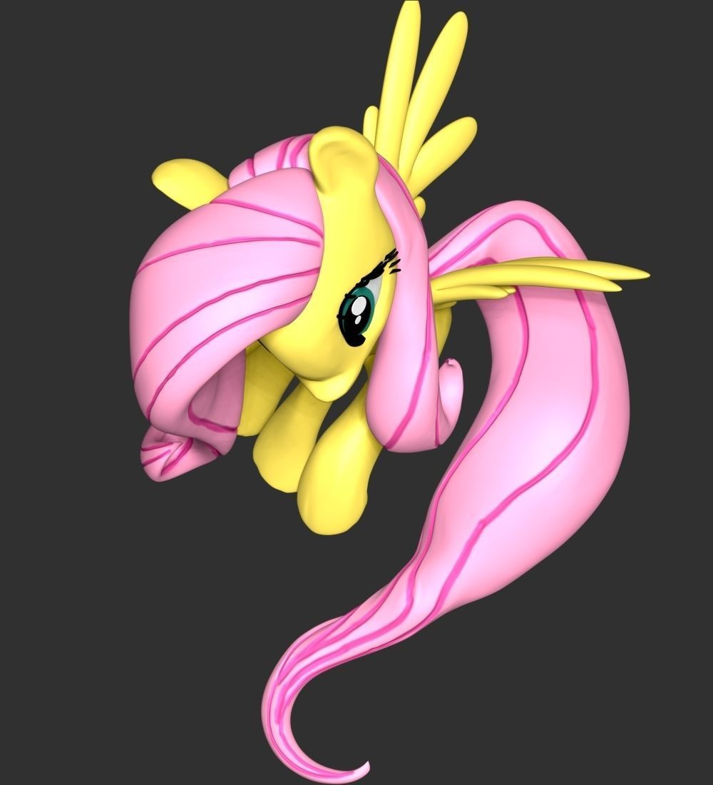 Fluttershy - My Little Pony 3D print model_9