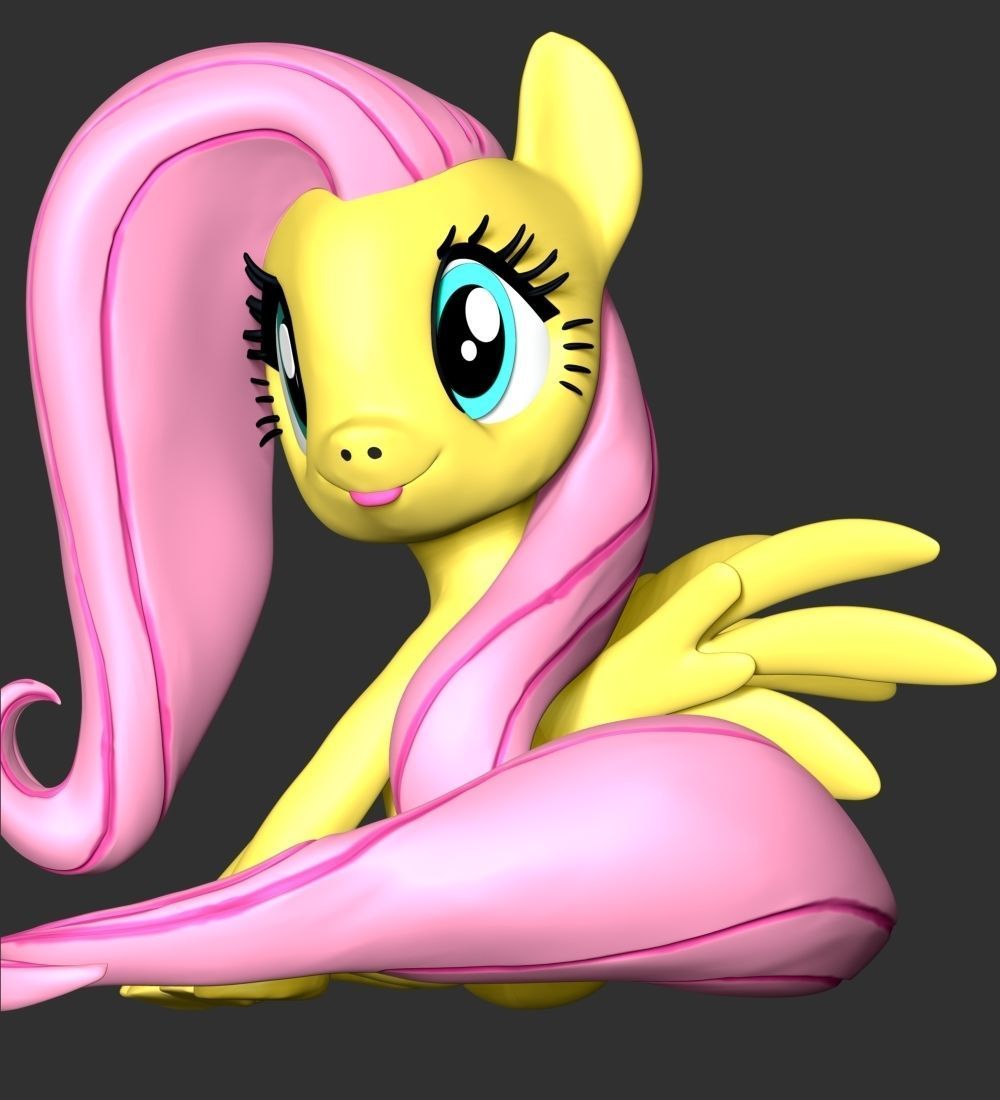 Fluttershy - My Little Pony 3D print model_3