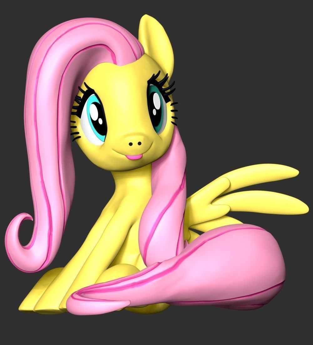 Fluttershy - My Little Pony 3D print model_4