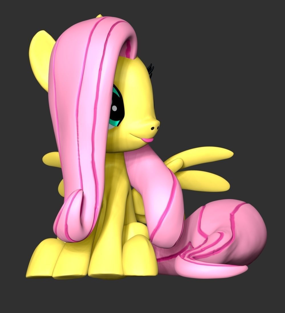 Fluttershy - My Little Pony 3D print model_8