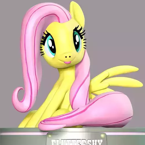 Fluttershy - My Little Pony 3D print model