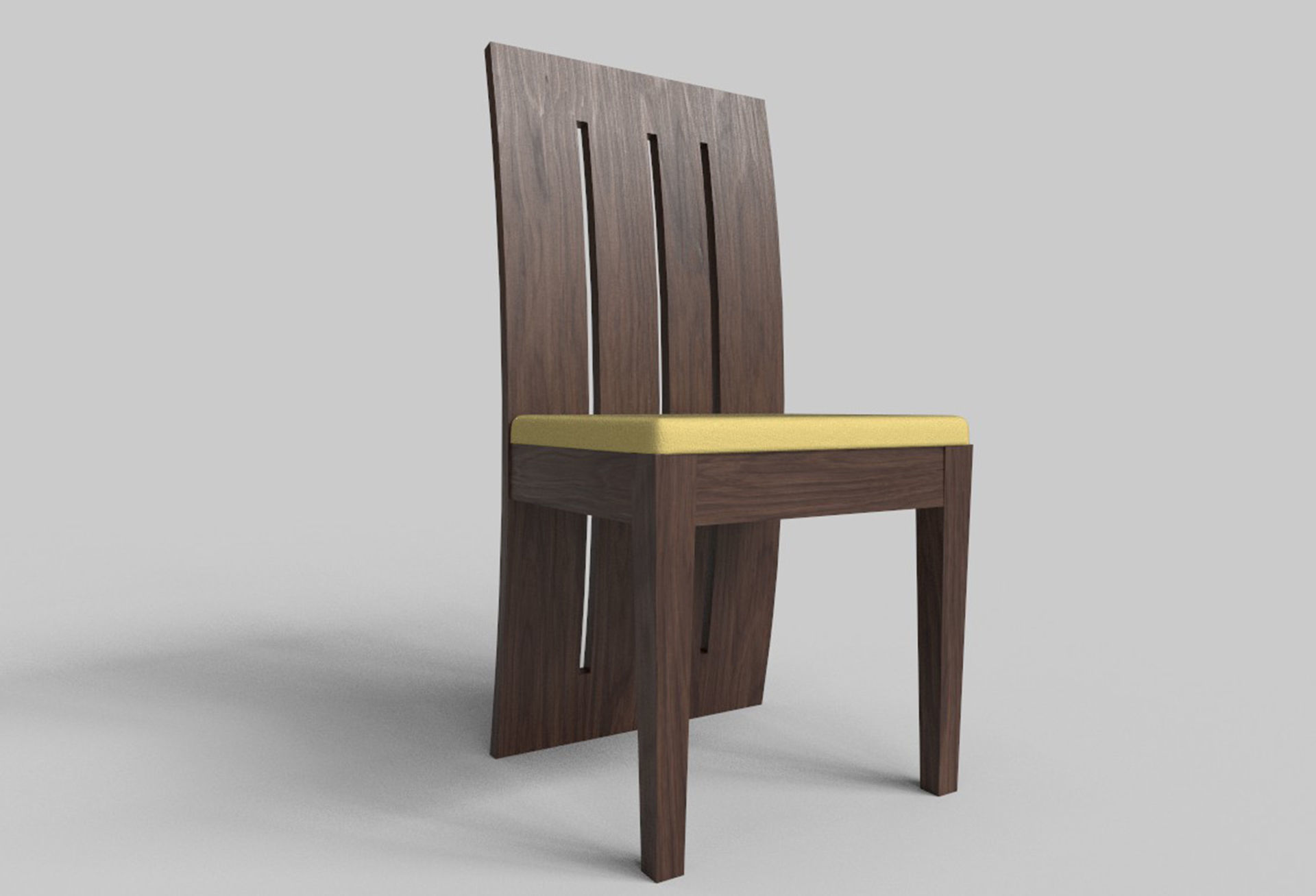 Set of 8 dining table set with chair Low-poly 3D model_48